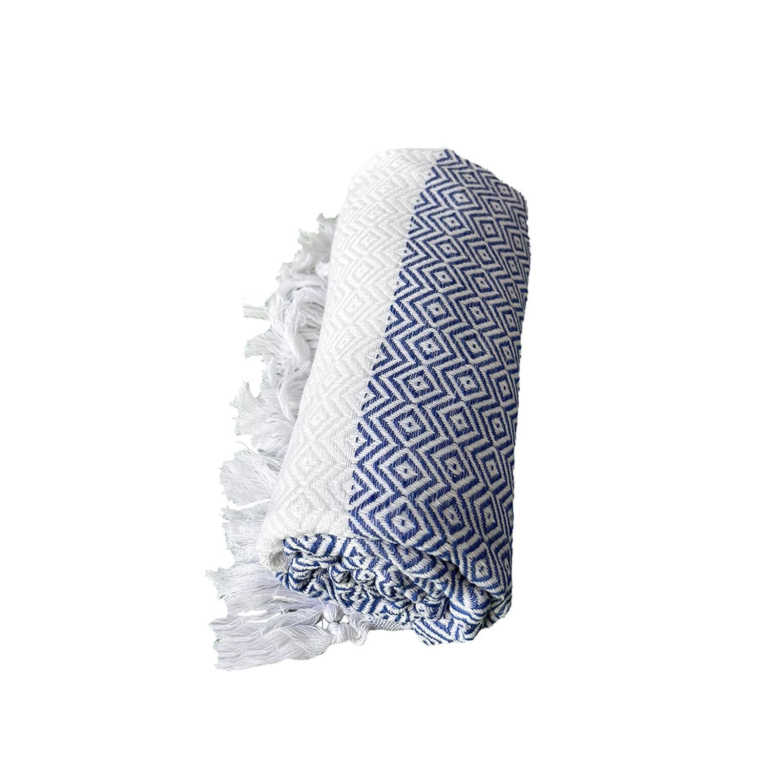 Toalla Turca Adem Diamond Blue image number 3.0