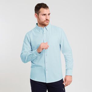 Camisa Lisa Regular Manga Larga Hombre Peroe