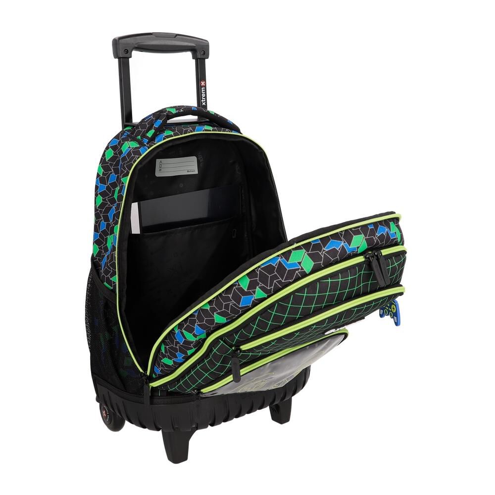 Mochila Con Ruedas Xtrem Cross 6xt Gamer Negro image number 4.0