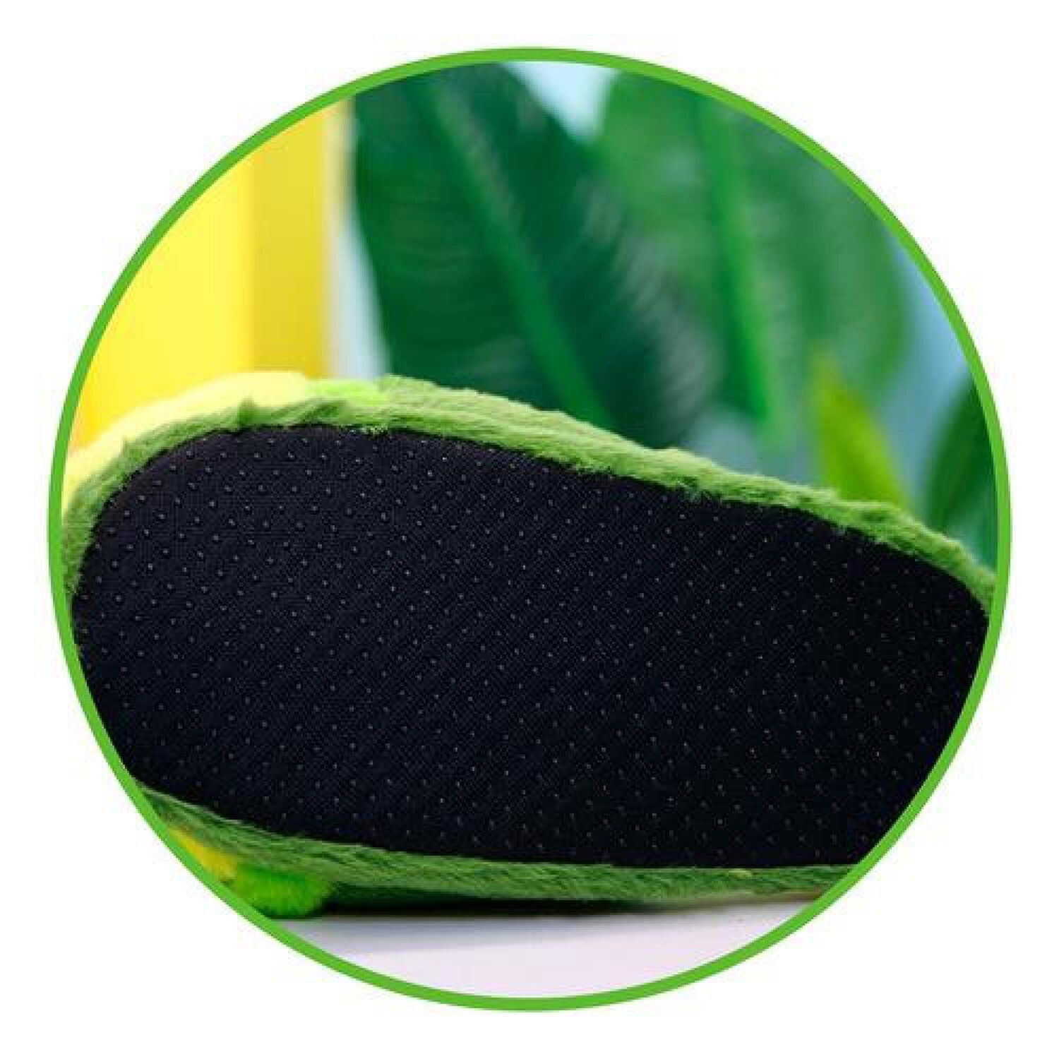 Pantuflas 3d Palta Carita Kawaii Cute Aguacate Avocado image number 6.0