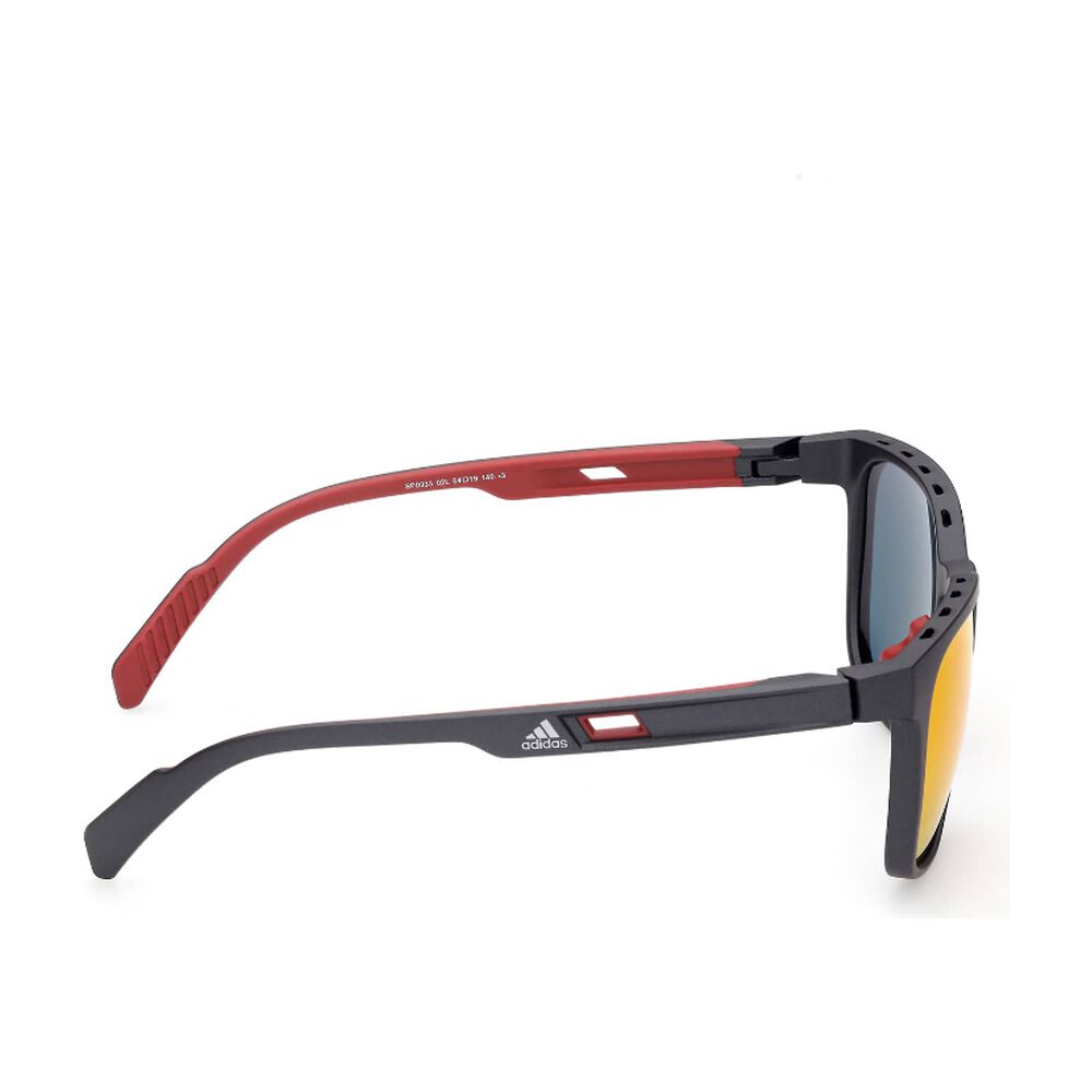Lentes De Sol Matte Black Espejados Adidas Sport image number 6.0