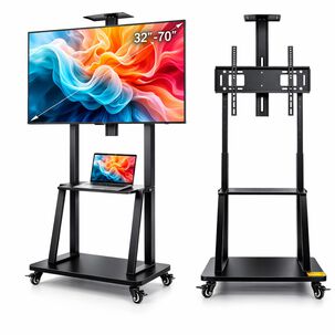 Soporte Tv Base Pedestal Rueda Televisor De 32 A 70 Pulgadas
