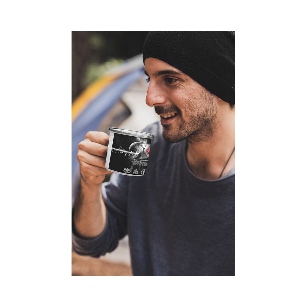 Taza Enlozada Lechera Led Zeppelin Bandas De Rock image number 3.0