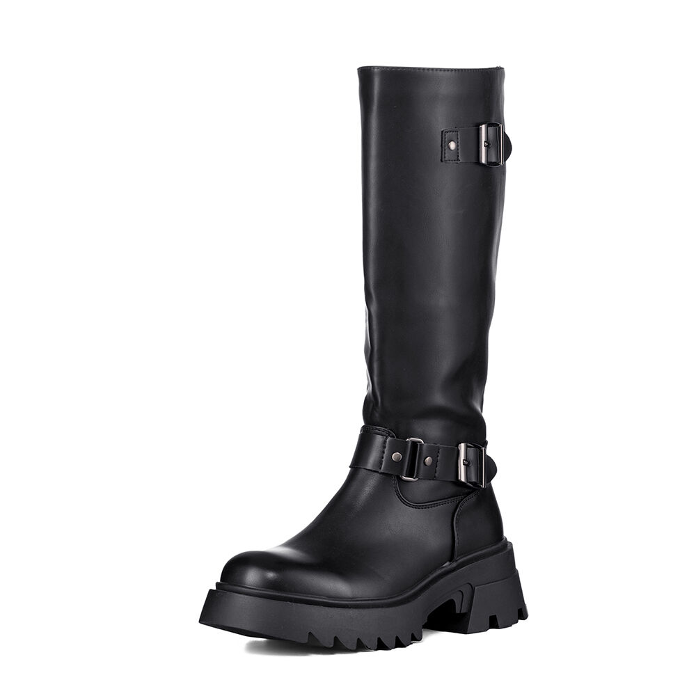 Botas Largas Mujer De Moda Tacon Grueso Vintage Weide Czy613 image number 2.0
