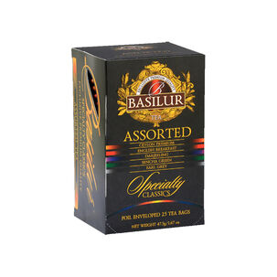 Te Negro Verde Basilur Specialty Classics Caja 25 Bolsas