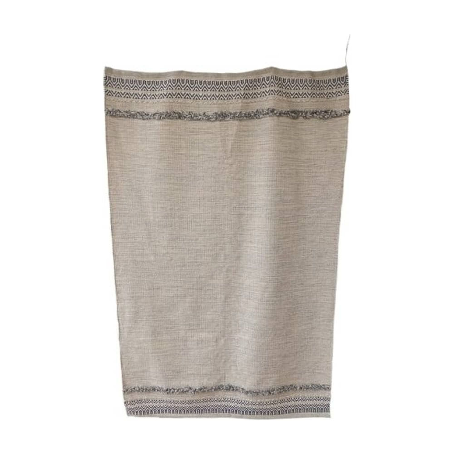 Alfombra Kilim Shaggy Gris Mediana image number 2.0