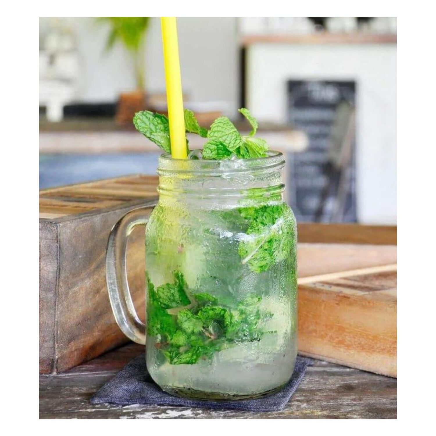 Set 4 Vasos Mojito Mason De 450ml Glasso Cocteleria Cocina image number 2.0