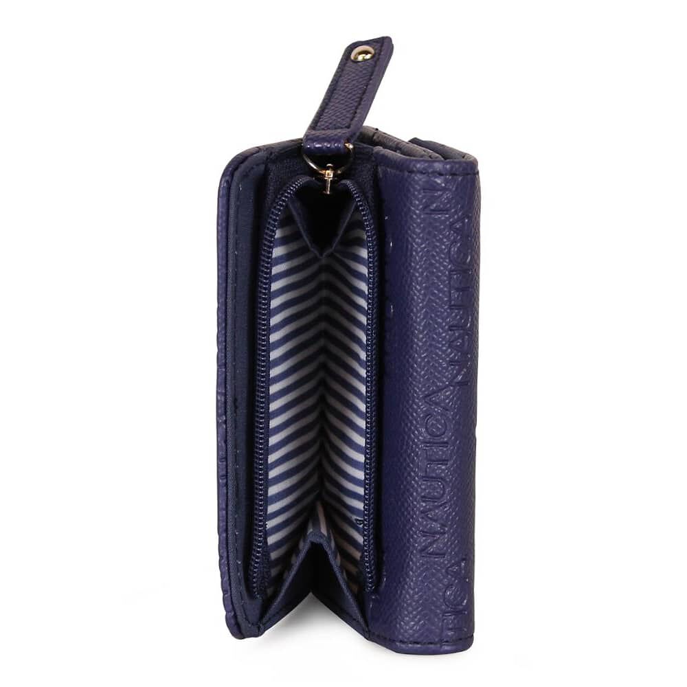 Billetera De Mujer Trinii Azul Nautica image number 2.0