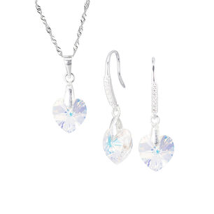 Conjunto Romance Cristales Genuinos Aurora Boreal