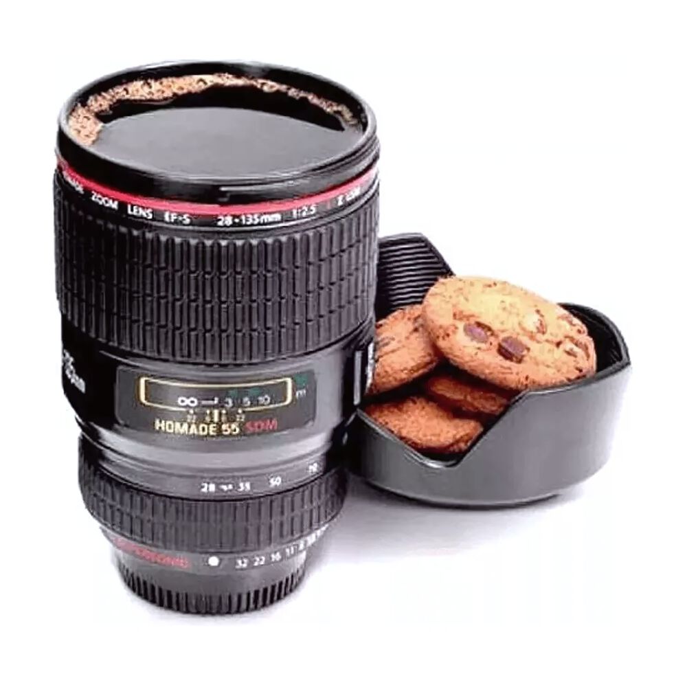 Vaso Camara Con Tapa Visor 14cm 24-105mm Color Negro image number 2.0