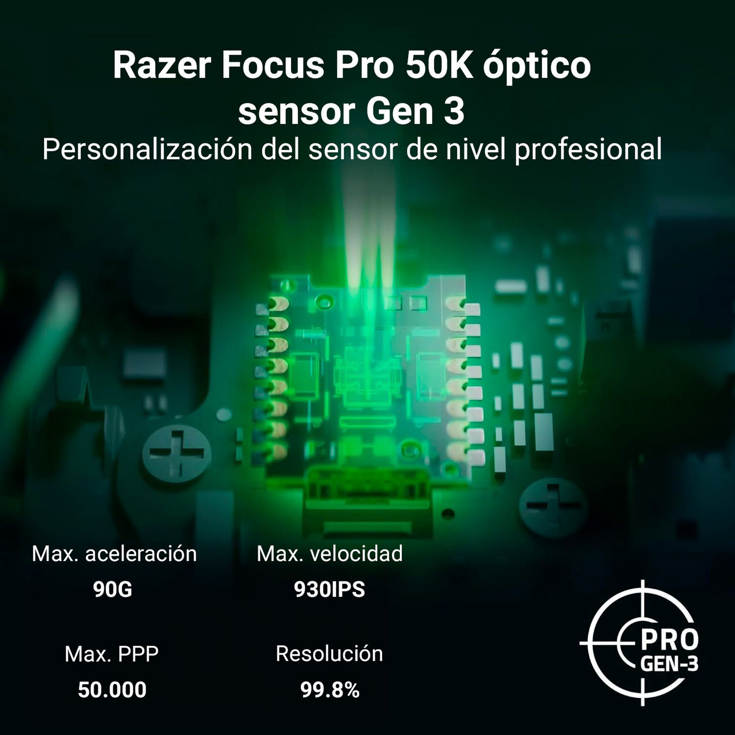 Mouse Gamer Razer Viper V4 Pro Wireless Negro image number 8.0