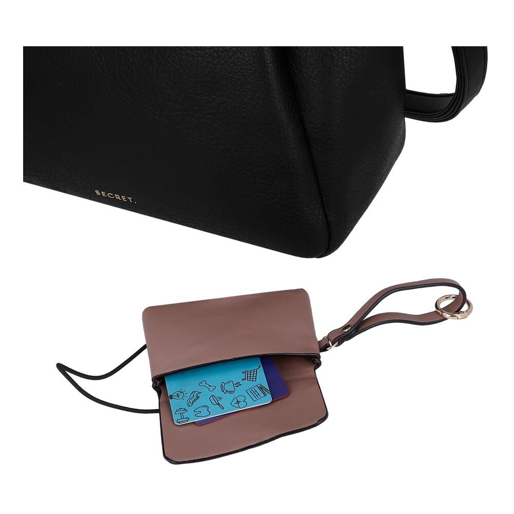 Cartera De Hombro Secret Zamora St6 L Negro image number 6.0