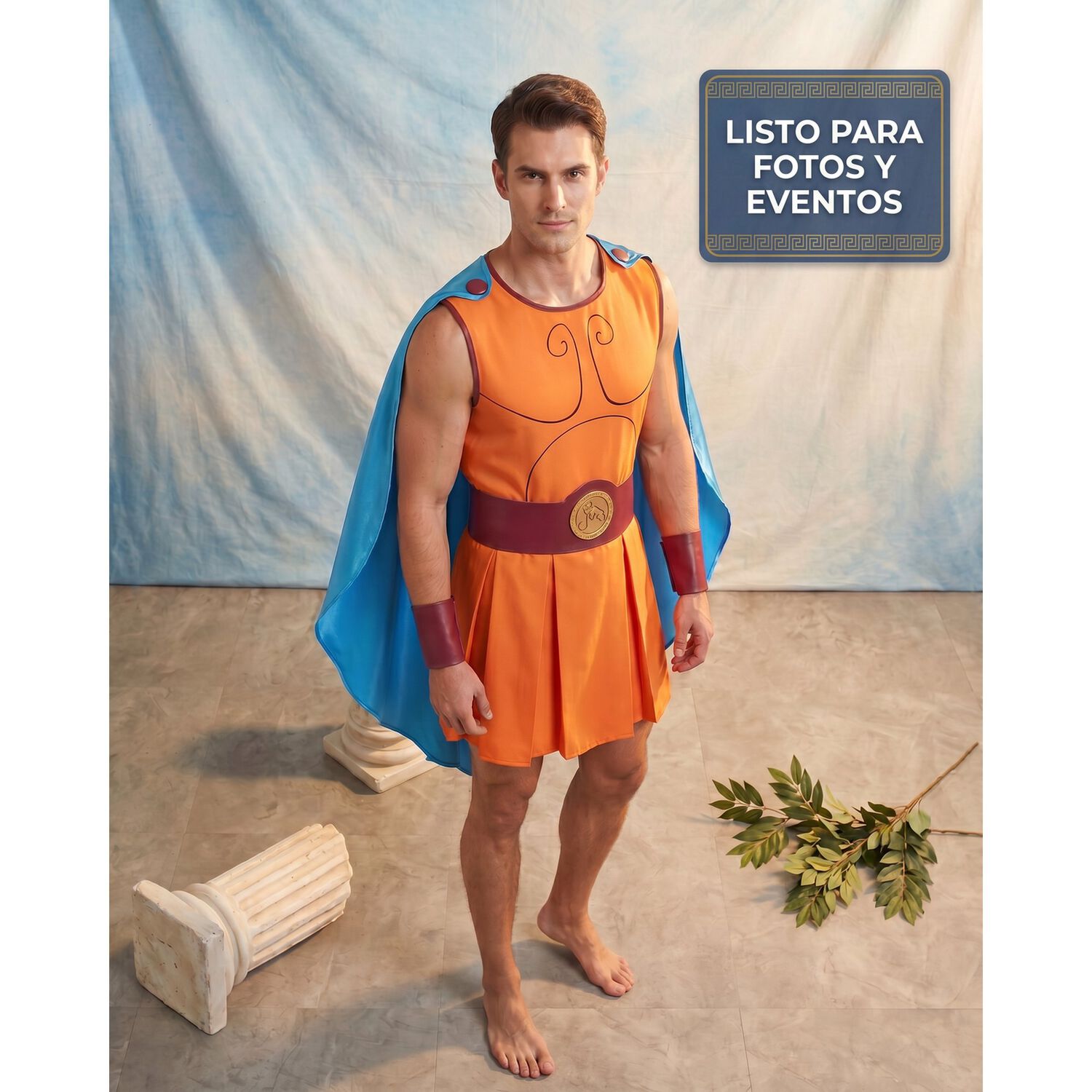 Disfraz Cosplay Hercules Disney Adulto image number 2.0