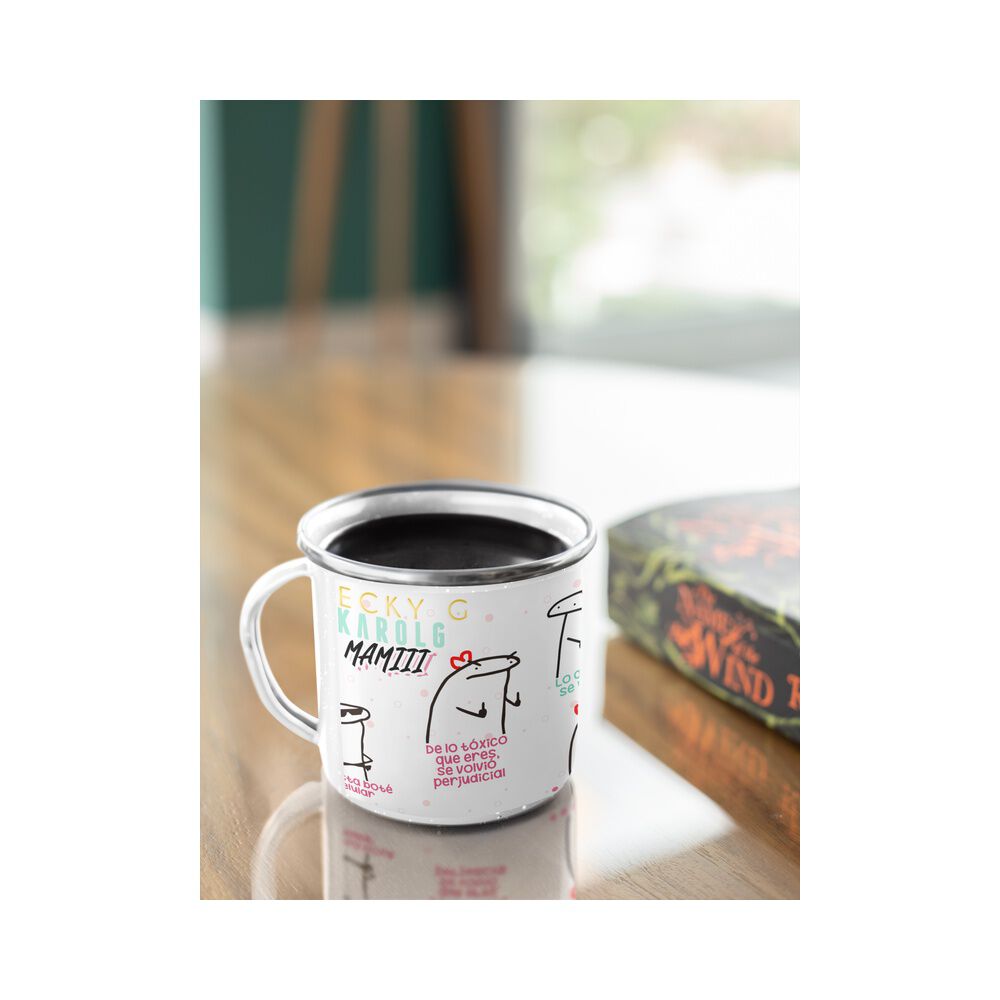 Taza Enlozada Lechera Karol G Y Becky G Mami Bichota Musica image number 3.0
