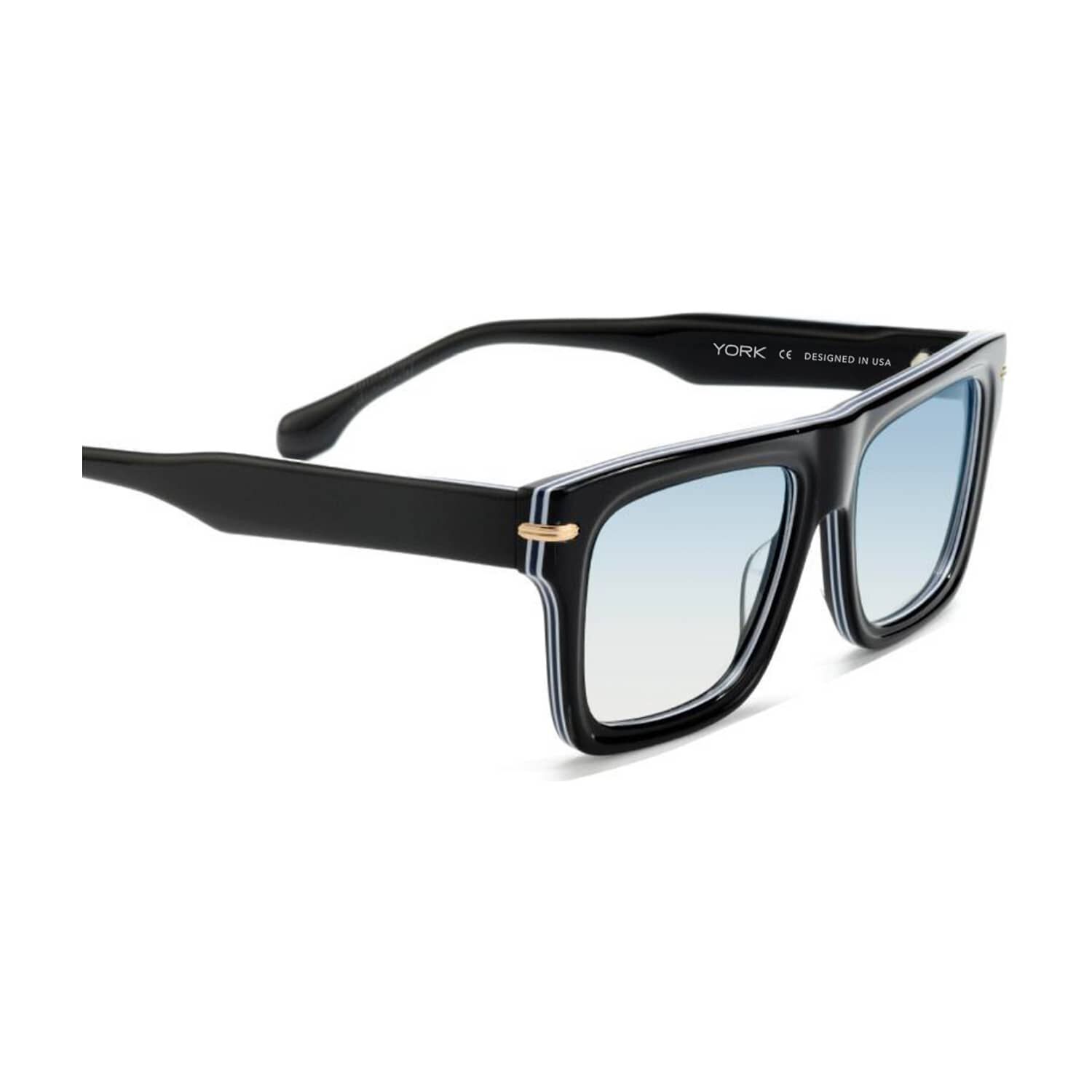 Lentes De Sol Aretha Negro York Eyewear image number 2.0