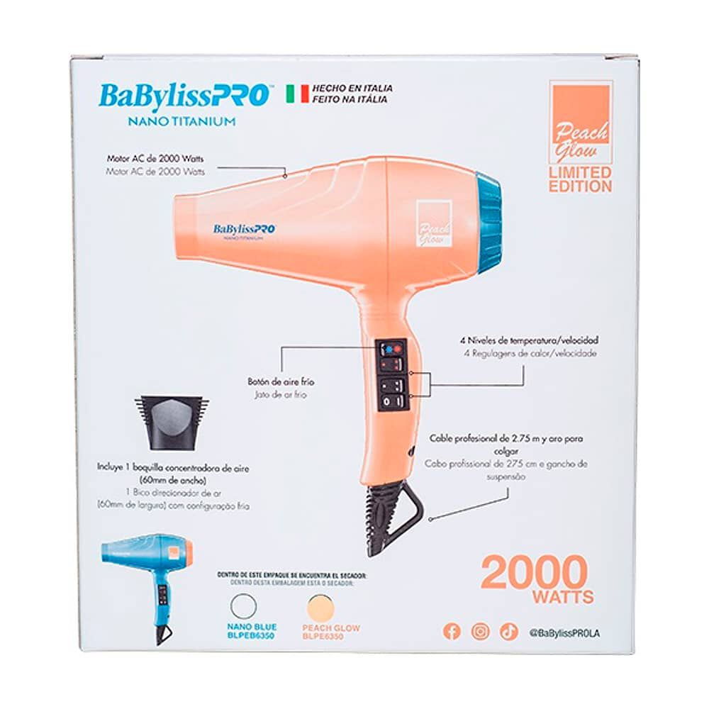 Secador Babylisspro Edici&oacute;n Limitada Peach Glow image number 5.0