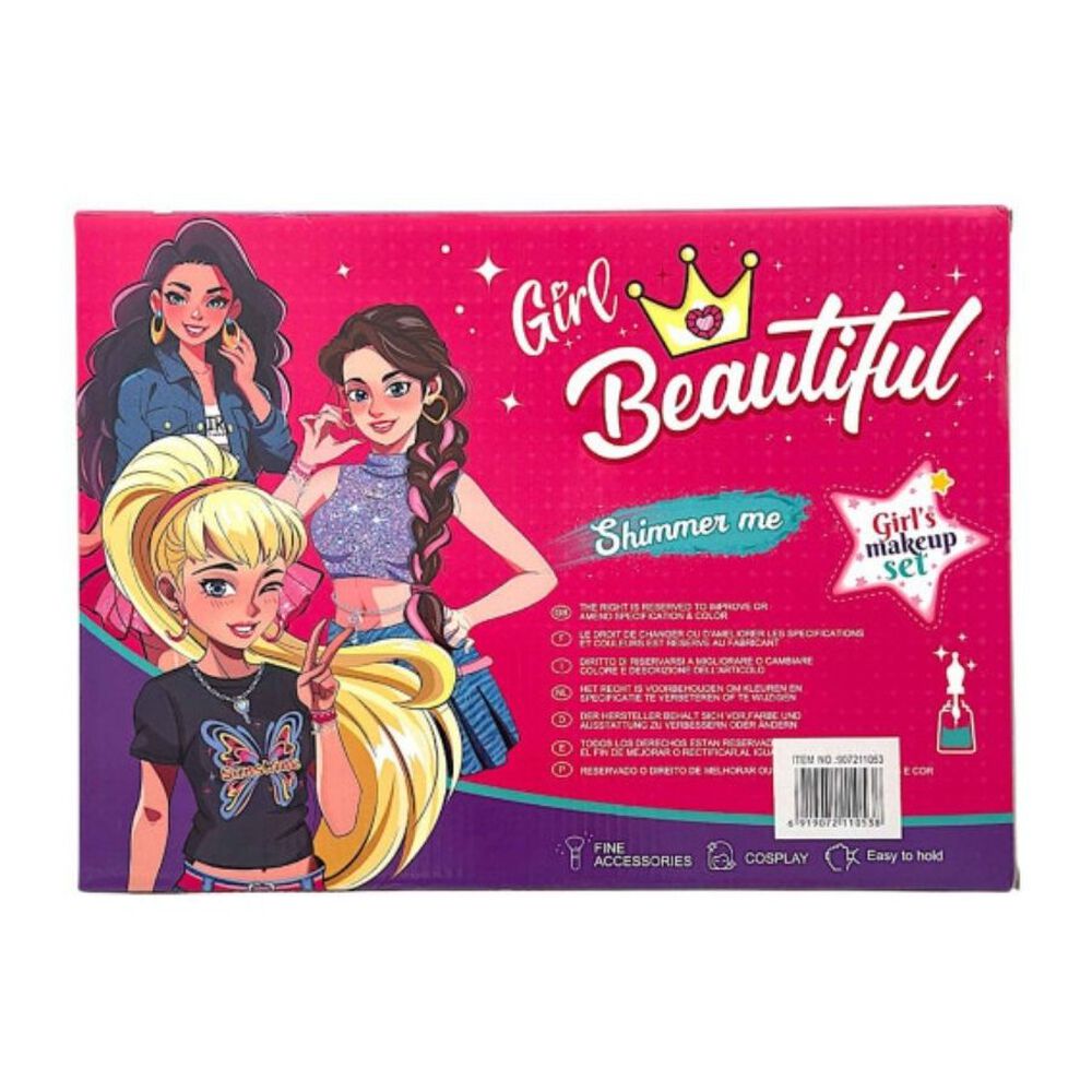 Set De Maquillaje Infantil Beauty Girl Con Accesorios image number 1.0