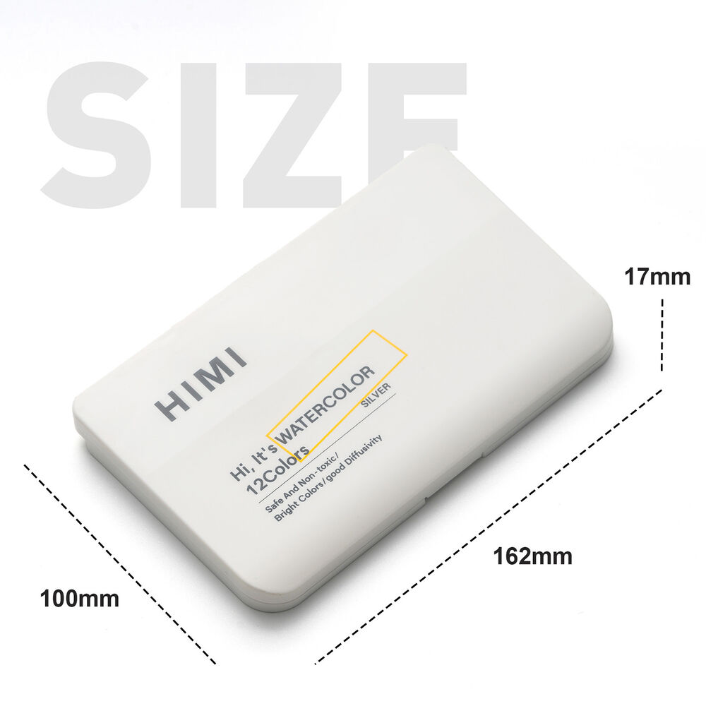 Himi Set De Acuarela Metalizada 12 Colores Selección Plata image number 4.0