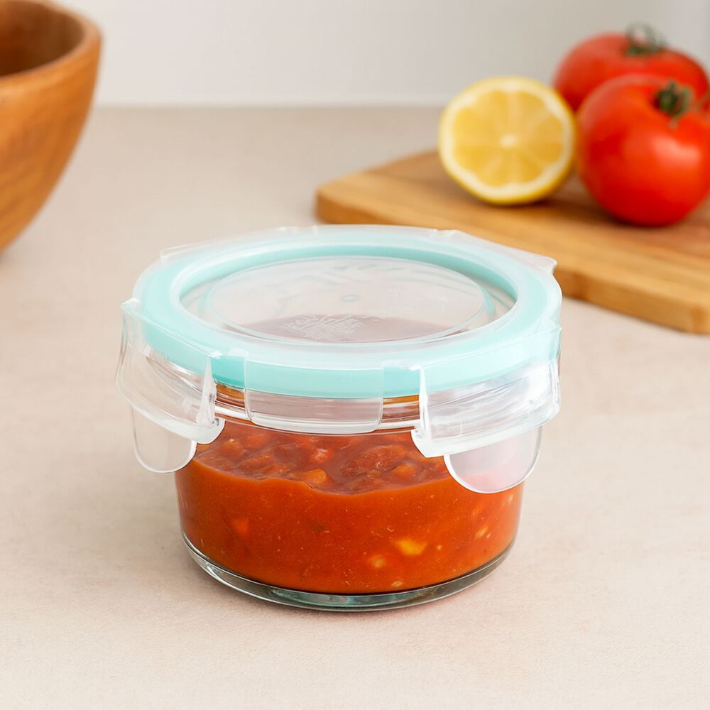 Set 6 Contenedores Hermeticos Allegra Vidrio 165ml Redondo image number 3.0