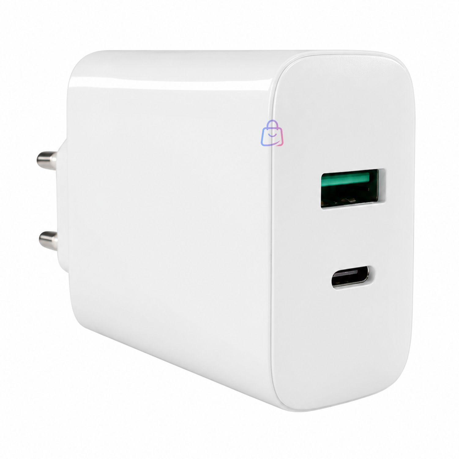 Cargador Gan 65w Pd Qc3.0 Usb-c Cable Sec Blanco - Ps image number 1.0