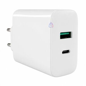 Cargador Gan 65w Pd Qc3.0 Usb-c Cable Sec Blanco - Ps