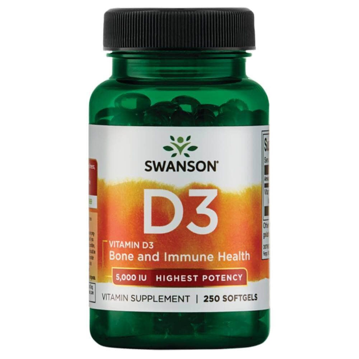 Vitamina D3 5000ui 250 Softgels image number 0.0