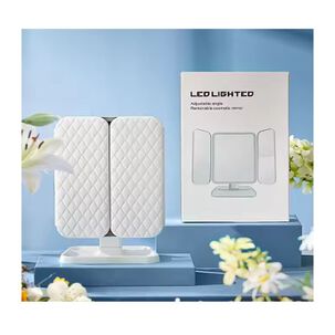 Espejo Con Luz Recargable Para Maquillaje