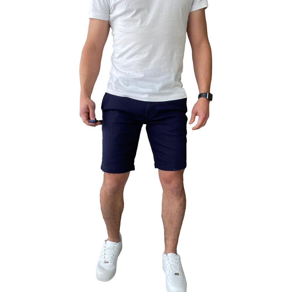 Bermuda Short Tela Elasticada Slim Fit image number 9.0