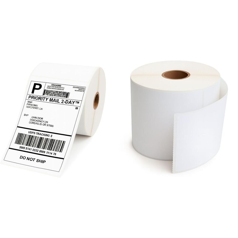 5 Rollos De Etiquetas Adhesivas T&eacute;rmicas De 100x150 Mm (10x15 Cm) 500 Uds image number 0.0