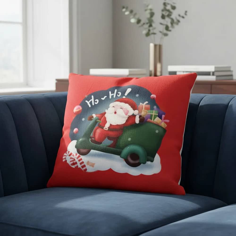 Set De 2 Cojines 45x45cm Navidad - Ho Ho Rojo image number 3.0