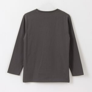 Polera Manga Larga Ni&ntilde;o Spiderman Pose Gris Marvel