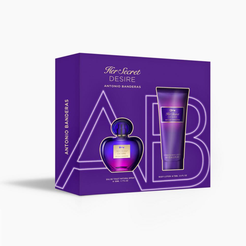 Set De Perfumería Mujer Her Secret Desire Antonio Banderas / 50 Ml / Eau De Toilette + Body Lotion 75 Ml image number 0.0