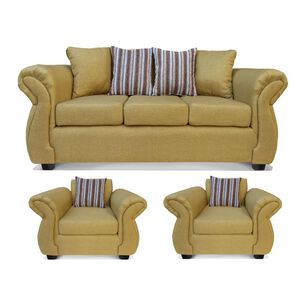 Juego De Living Elegant Detail Monaco / 5 Cuerpos