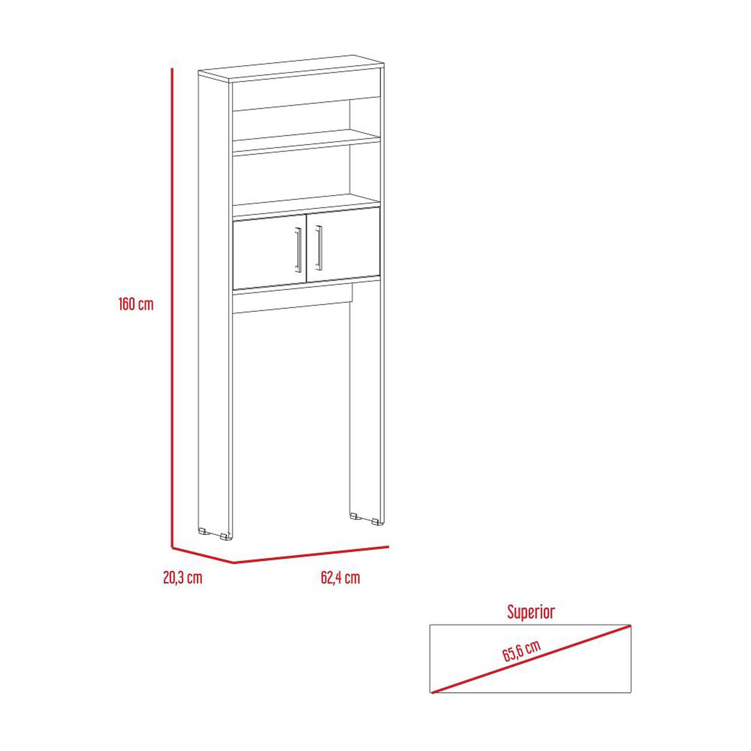 Mueble De Ba&ntilde;o Tuhome Almacenamiento Bath Bi Color / 2 Puerta(s) image number 11.0