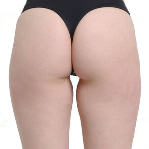 Bikini Calzón Colaless Costura Invisible Negro