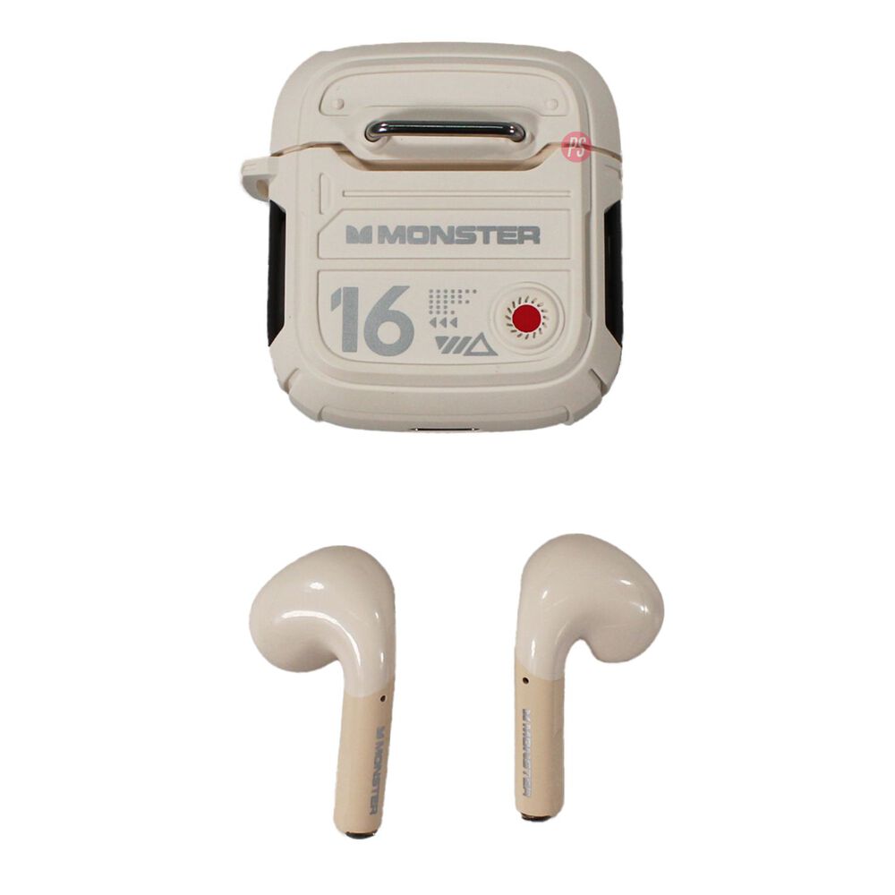 Audífonos Monster Xkt16 Bluetooth Beige Estilo Premium - Ps image number 2.0
