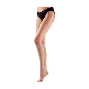 Calcetines Maxi Micro-clase 1 (18/21mmhg) -beige Punta Abierta-talla Iii