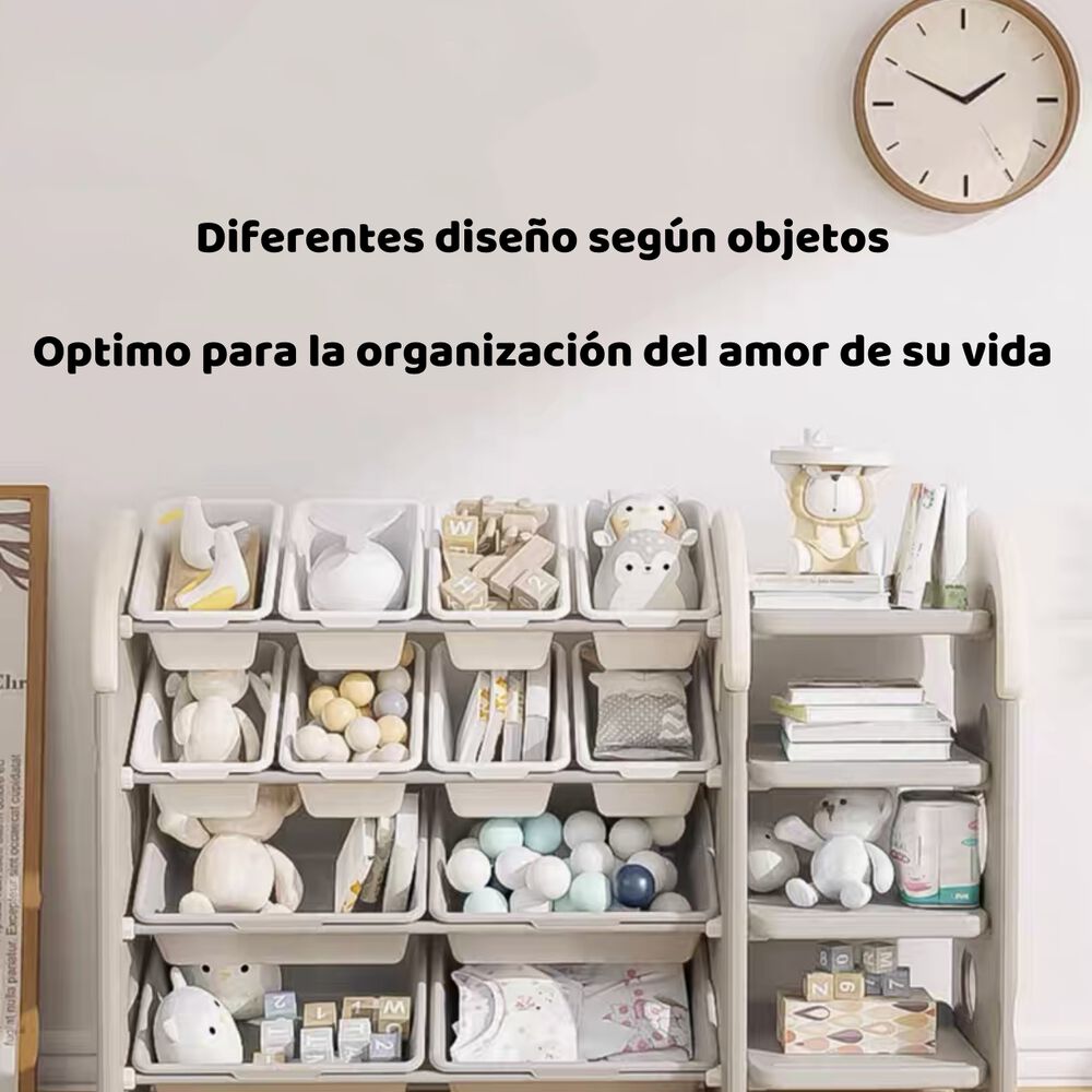 Estante Infantil Organizador De Juguetes Espacioso Lubabycas image number 2.0