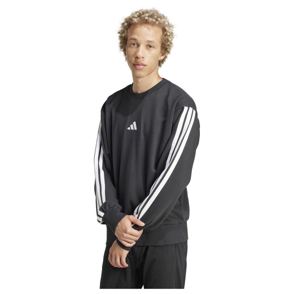 Sudadera Hombre Essentials French Terry 3 Bandas Adidas image number 2.0