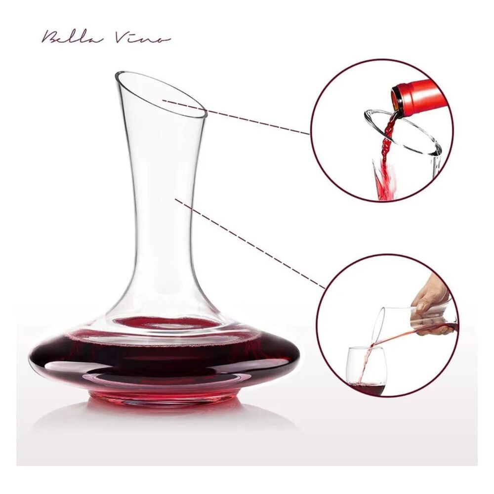 Decantador Para Vino Aireador Vino De Vidrio Aireador 1500ml image number 2.0