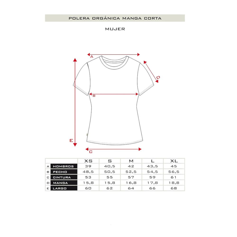 Polera Orgánica Sunset Blanco Mujer Falcone image number 3.0