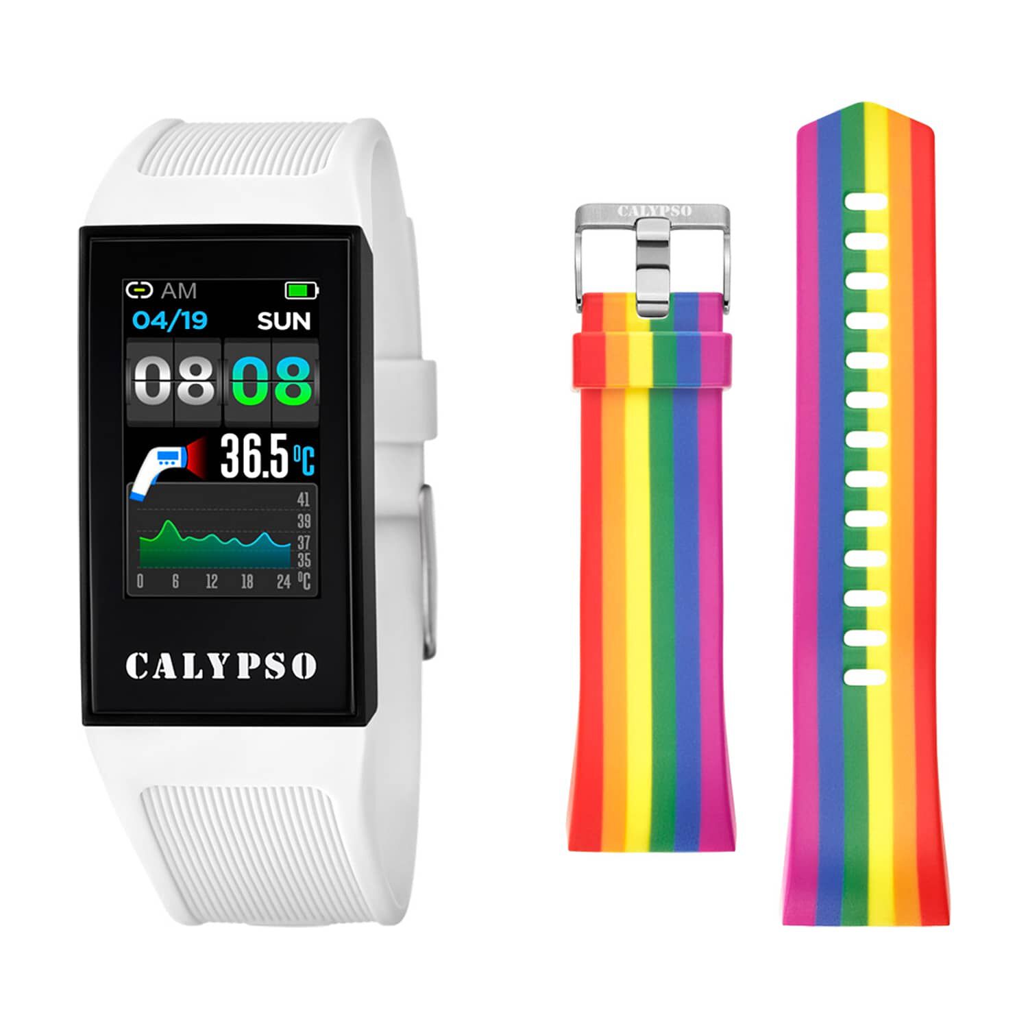 Reloj K8501/1 Calypso Negro Hombre Smartwatch image number 1.0