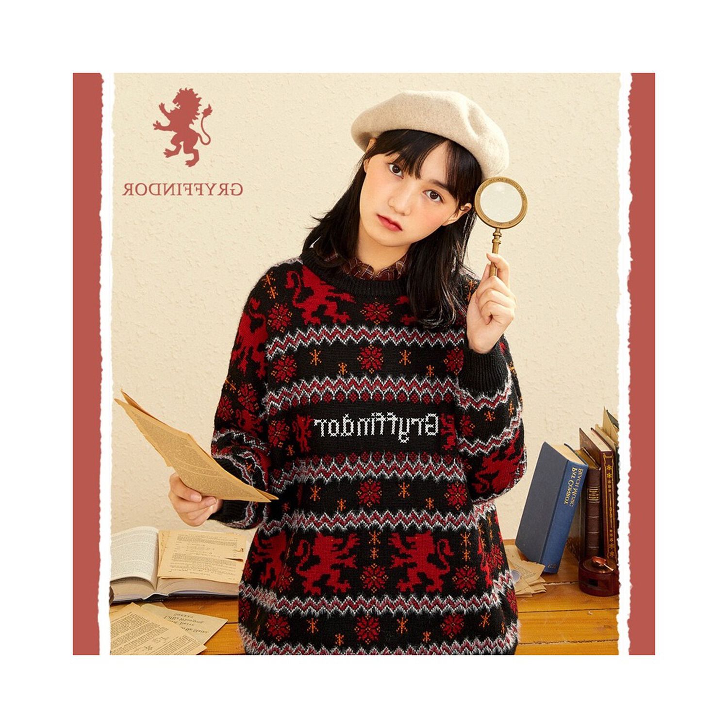 Sweater Mujer Gryffindor Harry Potter Chaleco image number 1.0