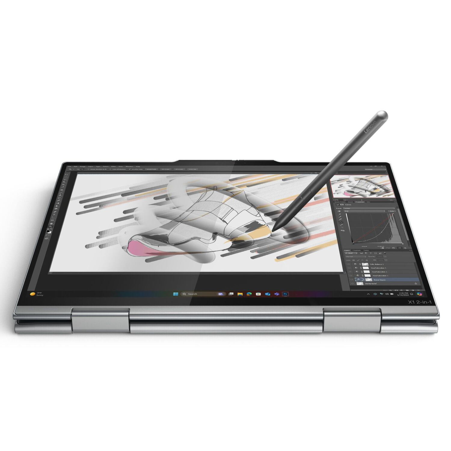 Notebook Thinkpad Lenovo X1 2 En 1 Gen 10 Intel Core Ultra 7 16gb Ram 1tb Ssd Aura 14" image number 3.0