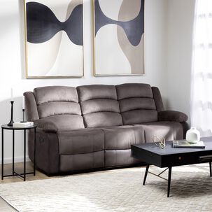 Sof&aacute; 3 Cuerpos Reclinable Moderno New Martell