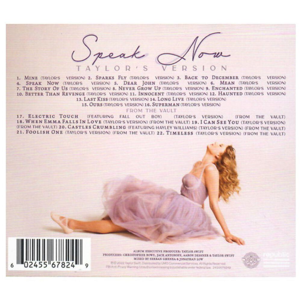 Taylor Swift - Speak Now (taylor's Version ) (2cd) | Cd image number 1.0