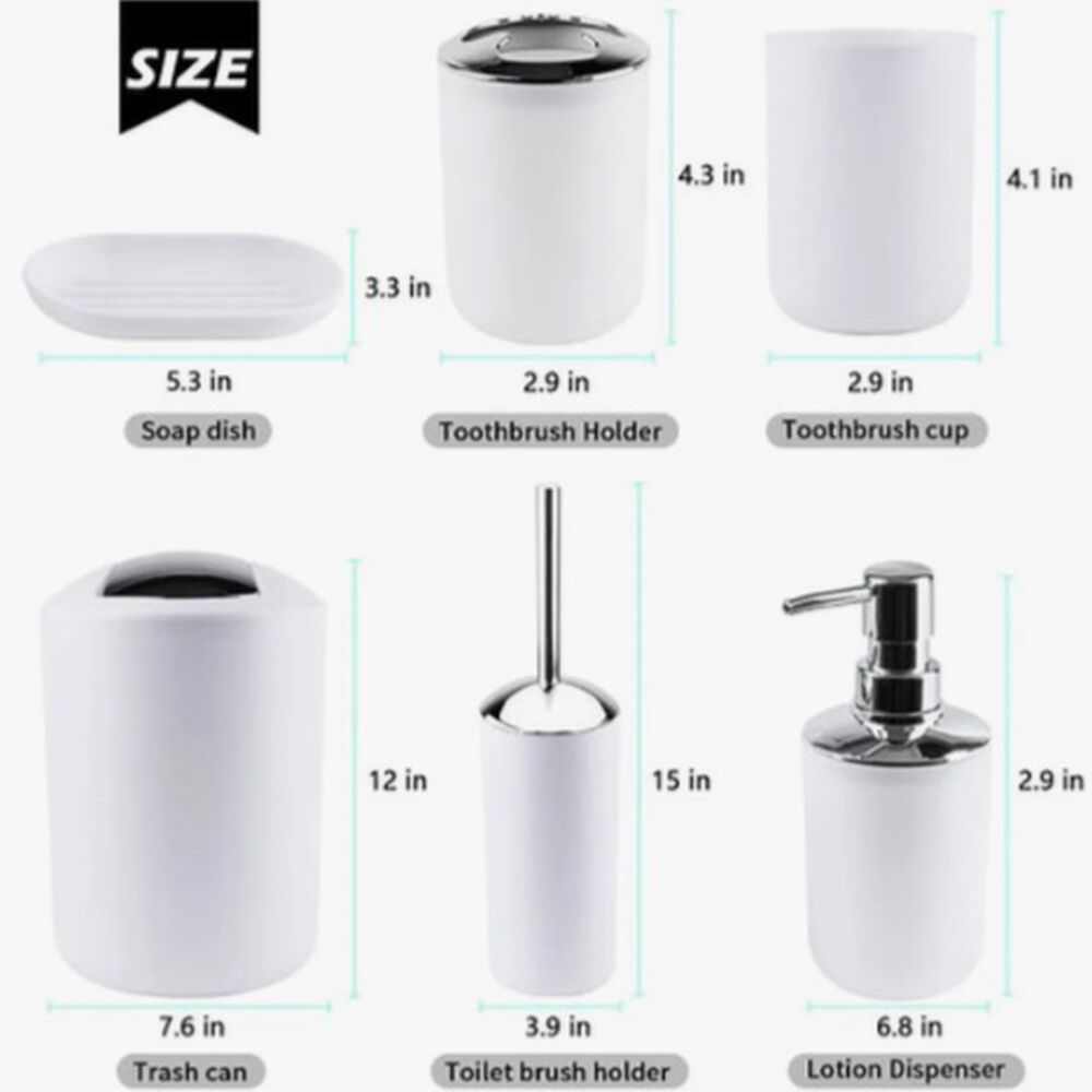 Set De Accesorios Para Ba&ntilde;o image number 1.0