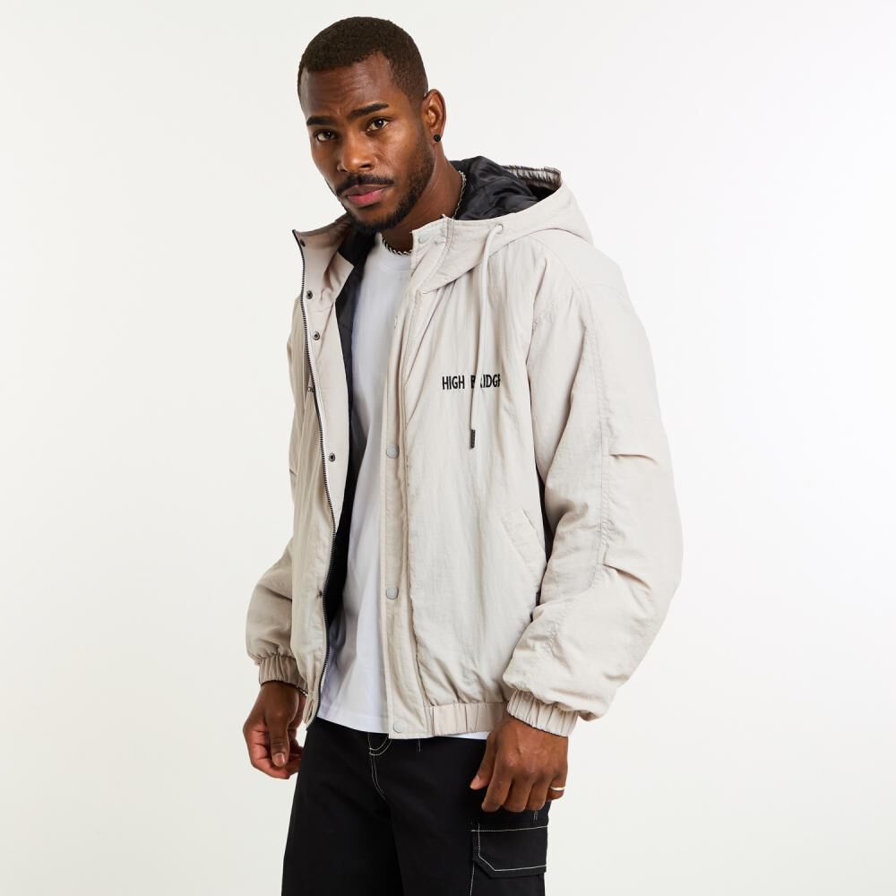 Chaqueta Lisa Regular Cuello Alto Con Capucha Hombre Rolly Go image number 2.0