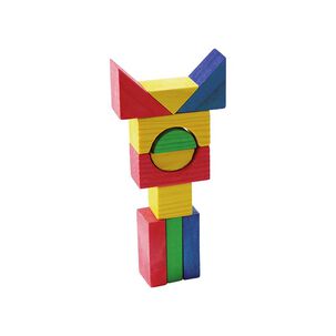 Bloques L&oacute;gicos De Madera Colores