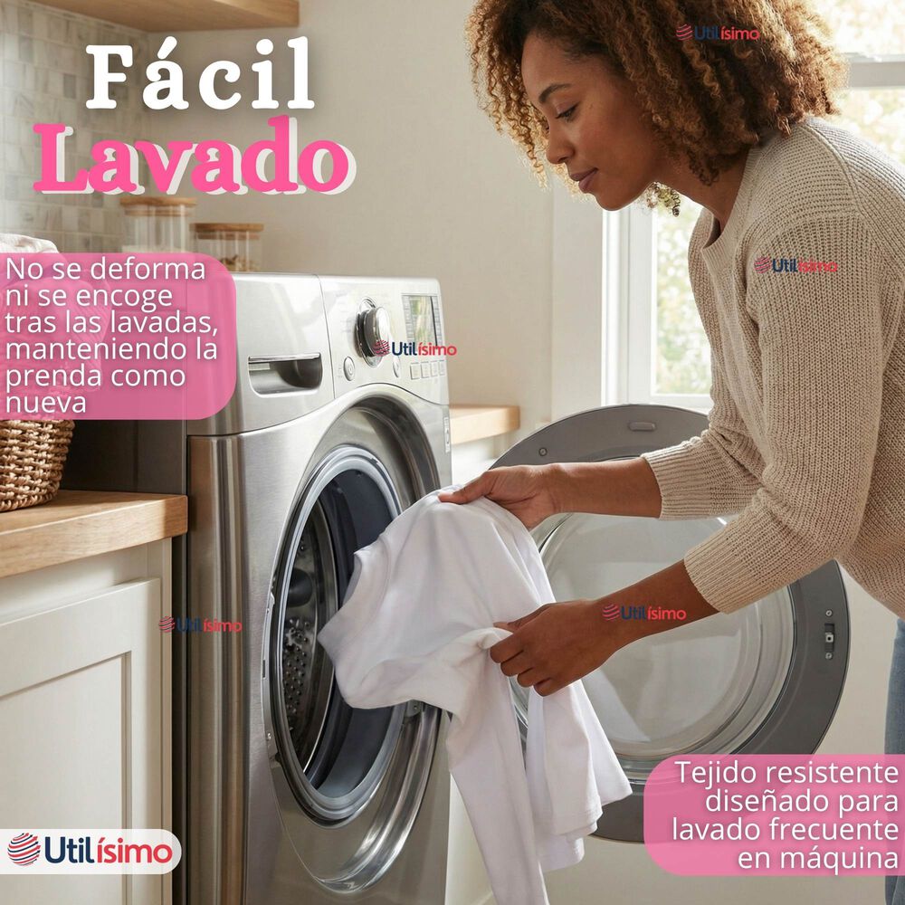 Pack 3 Poleras Camisetas Polar Blanca Primera Capa Cuello Beatle Manga Larga Ni&ntilde;a image number 9.0